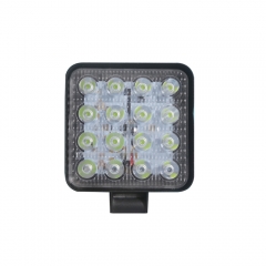 48W square led machine car work light for excavator 16leds high power 3030smd led green 25mm 40mm 50mm 55mm thickness