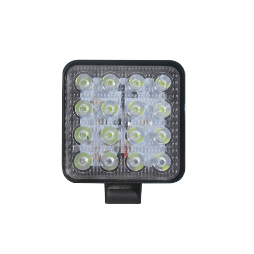 48W square led machine car work light for excavator 16leds high power 3030smd led green 25mm 40mm 50mm 55mm thickness