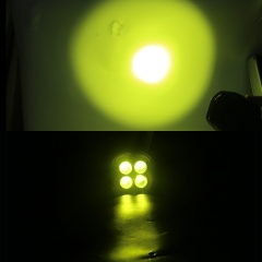 Hot selling mini 3inch square led work light laser gun led driving light light good beam white yellow for car motorcycle