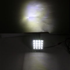 Cheapest 40mm super bright 24v 12v spot led work light 4inch 48w farol led 16 48w work lamp for car motorcycle offroad truck