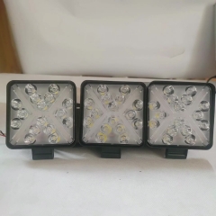 cross drl led work light pod 4inch 16pcs 3030 smd led fog/mini driving light white red blue yellow strobe flash working light