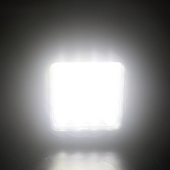 High quality 4 inch square 12v 24v led 48w forklift work light for truck tractor 16leds 25mm 30mm 38mm 42mm 50mm