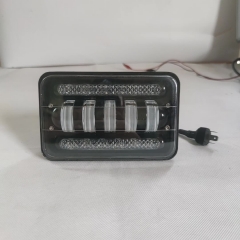 Hot selling rectangular 4x6 inch led headlights conversion H4 led 5inch 4x6 headlamp for truck j eep 12V 24V