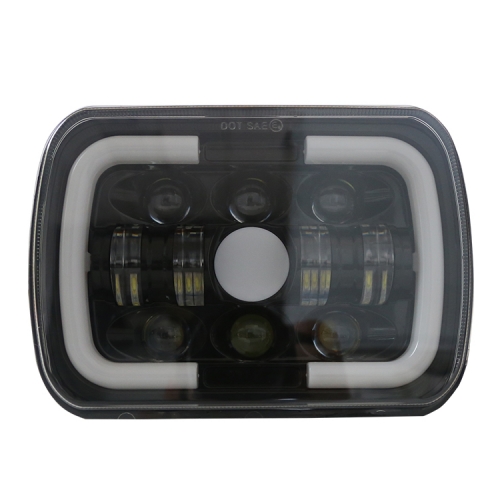 TSIALEE Factory wholesale 5x7'' 7x6'' 55w led projector headlight 7 inch 5x7 toy ota square led headlight toyot a H4 high low beam