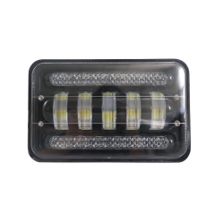 Hot selling rectangular 4x6 inch led headlights conversion H4 led 5inch 4x6 headlamp for truck j eep 12V 24V
