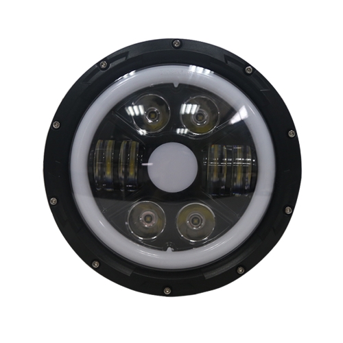 Newest 2020 j eep w rangler halo red headlights 2007 ip68 12V angel eyes for j eep har ley headlamp