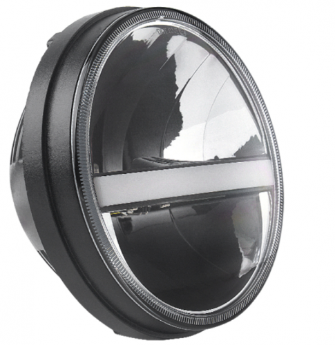 new model 7inch round led headlight halo J eep C herokee xj accesorios angle eyes drl for jeep cherokee xj accesorios