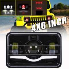 TSIALEE factory directly sale super bright auto car 5inch faros led 4x6 led driving headlight light rectangular replacement