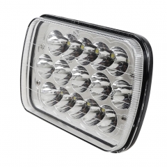 square 7x6 inch led headlight 7x6 led Projector Sealed Beam Rectangle Truck LED Headlight 7inch led headlight for truck jeep