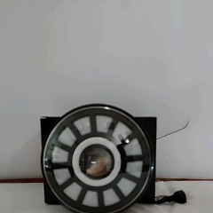 TSIALEE 7inc j eep headlight halo j eep w rangler7' led headlights round with halo white DRL yellow turn light sealed beam headlight