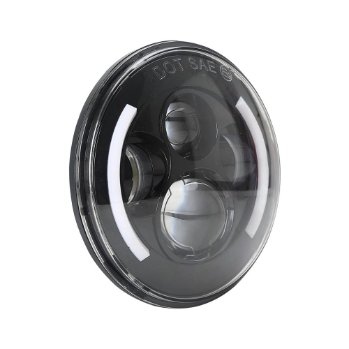 Hot sale!!! 7 inch round led headlight 12v 24v,7 inch motorcycle headlamps for car truck