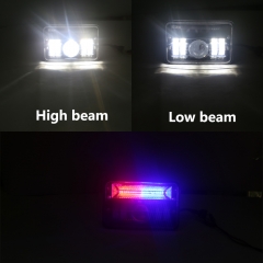 High brightness 4x6 led rectangular headlights sealed beam headlight conversion kit tractor headlight 4x6 inch high/low beam