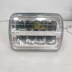 Popular in South America ,India market universal 7x6 55w led headlights projector 7x6 gmc s10 with drl