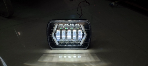 OEM Rectangular headlights 5x7 7x6 led hi low J eep xj led headlight 5x7 for J eep headlights