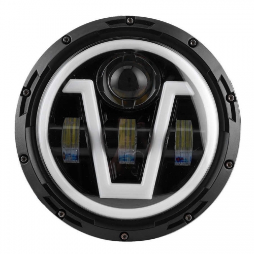 TSIALEE OEM ODM factory wholesale led round headlight car 7inch led headlight j-eep 12v with high low beam for J-EEP W-rangle