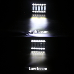 Hot selling rectangular 4x6 inch led headlights conversion H4 led 5inch 4x6 headlamp for truck j eep 12V 24V