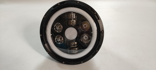 factory OEM 7" inch round led headlights halo angle for J eep led 7 inch round headlights set with drl