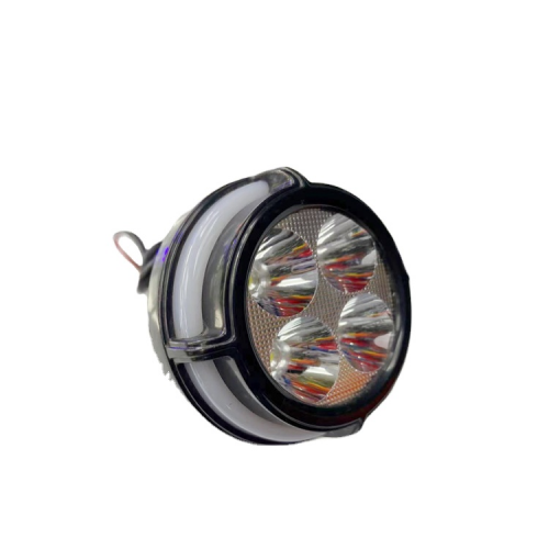 12W high power headlight 12v 4led with ring motorcycle mirror light
