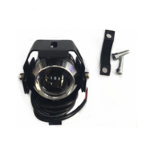 MINI U5 motorcycle headlight 12-80v led projector lens 10W light with flash