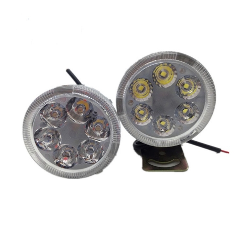 6 led motorcycle headlight with multi ring 12V led light for motorbike and motorcycle 18w led motorcycle headlight