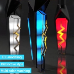 Motorcycle Motorbike LED Turn Lights Blinker Front Indicator Lights for Harley Cruiser Honda Kawasaki BMW Yamaha Suzuki