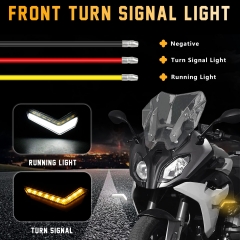 LED Motorcycle Turn Signals Sequential Blinkers Front Rear Indicators Universal 12V Compatible with Scooter Quad Cruiser Off Road Moped Dirt Bike