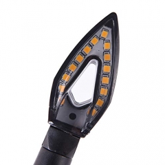 Universal Motorcycle Flowing Turn Signal Indicator LED Amber Light for Honda Yamaha Suzuki Kawasaki