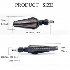 Motorcycle Flowing Led Turn Signal Lights Blinkers Front Rear Indicators for Motorbike