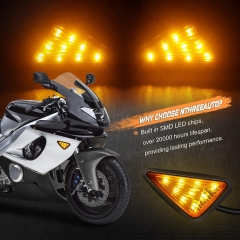 Fitment: The Signals Light is universal fit for 10MM hole, they'll work with most popular motorcycle such as Sport bikes / Street Bike /Off Road / Chopper. Honda All Models & Years ( Front or Rear) Yamaha All Models & Years ( Front or Rear) Suzuki All Mod