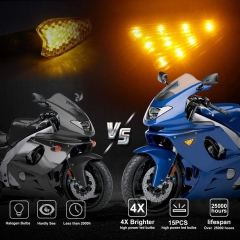 Fitment: The Signals Light is universal fit for 10MM hole, they'll work with most popular motorcycle such as Sport bikes / Street Bike /Off Road / Chopper. Honda All Models & Years ( Front or Rear) Yamaha All Models & Years ( Front or Rear) Suzuki All Mod