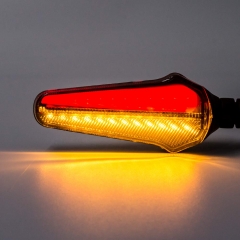 Motorcycle Flowing Led Turn Signal Lights Blinkers Front Rear Indicators for Motorbike