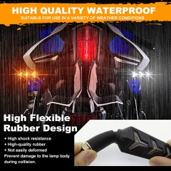 Sequential Turn Signal Motorcycle Blinkers LED Front Rear Flowing Indicators Daytime Running Light Universal Compatible with Harley Honda Kawasaki Suzuki Yamaha