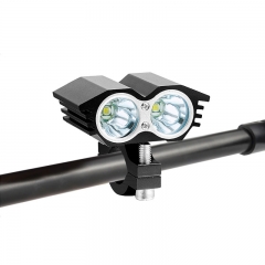Mini size 6000k White Motorcycle Headlight Spot 20W XM-L T6 LED chips Work Light Offroad Driving Fog Lamp with Switch