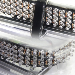 240 LED Amber/Yellow Roof Top LED Emergency Strobe Lights Mini Bar for Cars Trucks Snow Plow Vehicles Warning Caution Lights w/Magnetic Base