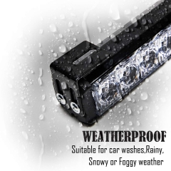Emergency Light Bar 35.5 Inch Traffic Advisor Led Strobe Light Bar Kit Rainproof Warning Caution Turn Signals Directional Car Vehicles Pickup Trucks Tow Roof Rear Head
