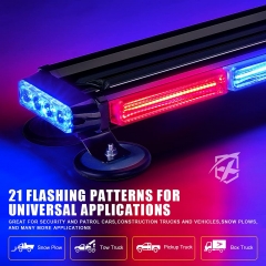 COB LED Rooftop Strobe Flashing Light Bar Double Side 26