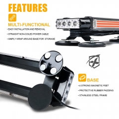 COB LED Rooftop Strobe Flashing Light Bar Double Side 26