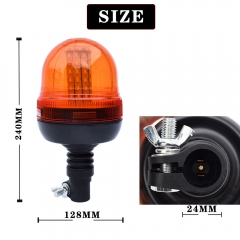 LED Beacon Warning Signal Light for John Deere Tractor Amber Truck Rotating Flash Emergency Strobe Lamp for Forestry Agco