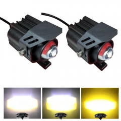 Newest Motorcycle mini driving lights 36W Spot Off Road Lights with Wiring Harness Kit