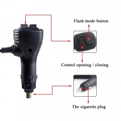 24 LED Police Light Car Lights 72W Dash Windshield Beacon Hazard Flasher Warning Flashing Lamp Car Emergency Strobe Light