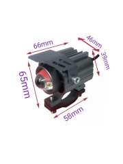 Newest Motorcycle mini driving lights 36W Spot Off Road Lights with Wiring Harness Kit