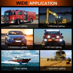 6 Inch LED Light Bar 48W Off Road Driving Light Bar Fog Light Waterproof Led Work Lamp for Boat Motorcycle ATV Truck Trailer