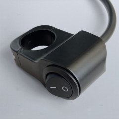 ATV Light Switch Motorcycle Handlebar Switch Waterproof Motorcycle Light Switch Aluminum Alloy Handlebar Toggle Switch for Motorcycle Light Bike Light Spotlight 7/8