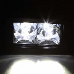 LED Work Light, 2 x LED 20W Square Car LED Work Light Motorcycle Headlight Spotlight Mini driving light
