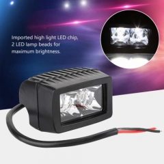 LED Work Light, 2 x LED 20W Square Car LED Work Light Motorcycle Headlight Spotlight Mini driving light