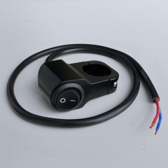 ATV Light Switch Motorcycle Handlebar Switch Waterproof Motorcycle Light Switch Aluminum Alloy Handlebar Toggle Switch for Motorcycle Light Bike Light Spotlight 7/8