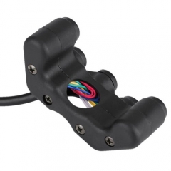 Universal 5 in 1 Motorcycle Switch Control Handlebars Set, 22mm Handlebar Headlight Hazard Brake Fog Light Horn On/Off Switch for Spotlight Scooter Electrombile Moped