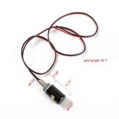License Plate Light, License Tag Screw Bolt Lamp, 12V White LED Bulb, Waterproof/Rainproof, Black Aluminium Light Holder, Legal for Car Motorcycle Truck RV ATV Bike