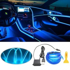 Bande lumineuse LED Super voiture LED multicolore éclairage intérieur  tableau de bord éclairage multi-mode télécommande sans fil chargeur de  voiture
