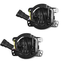 White Halo Ring 4 Inch Fog Light for Jeep Wrangler JK Round Auto LED Driving Lamp Passing Light with White Angel Eyes